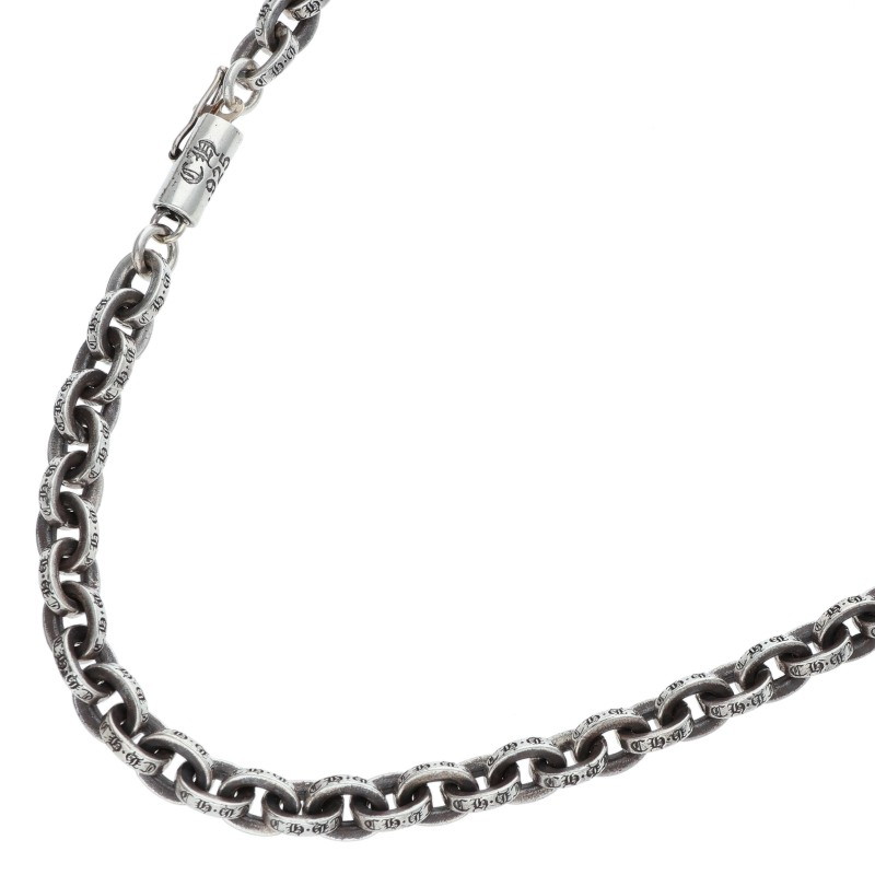 クロムハーツ Chrome Hearts　 サイズ:18inch PAPER CHAIN 18 ペーパーチェーン18inch シルバーネックレス(シルバー 32.64g)【603062】【SS07】【小物】【中古】bb76#rinkan*B