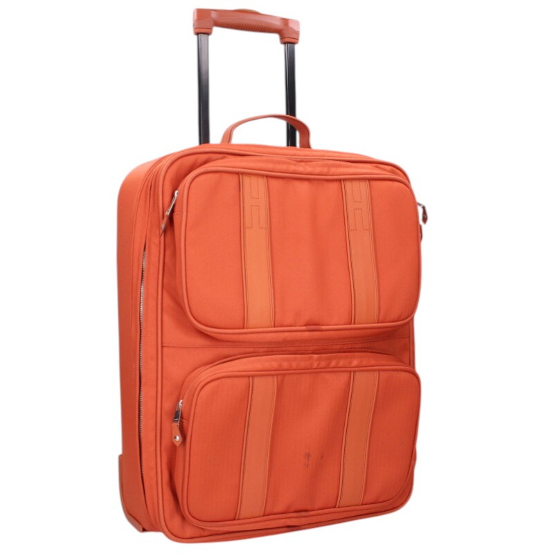エルメス HERMES   アカプルコデフアレス 持ちはこび容れもの(オレンジ色)【113062】【BS99】【小物】【中古】bb297#rinkan*B