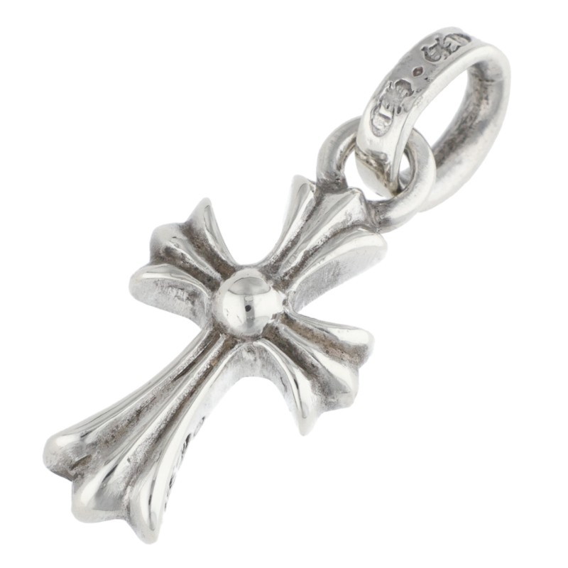 クロムハーツ Chrome Hearts CRS BBYFAT ベイビーファット チャーム シルバーネックレストップ(シルバー 2.16g)【113062】【FK04】【小物】【中古】bb76#rinkan*B |RINKAN