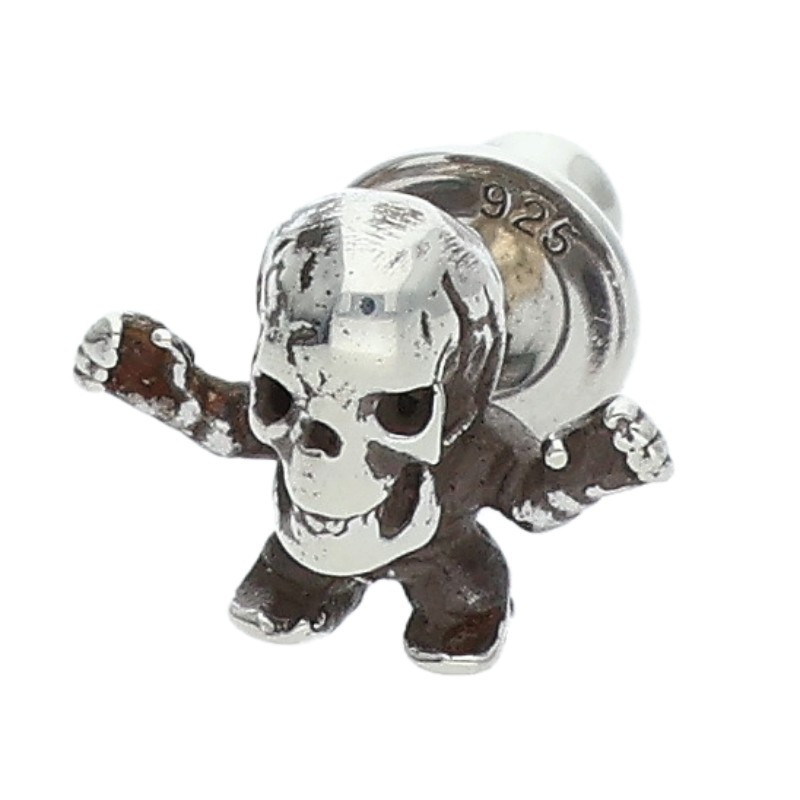 クロムハーツ Chrome Hearts   STD HRRS TTR TNY フォティハリスティータースタッド しろがね色ピアス(しろがね色 1.26g)【513062】【SS07】【小物】【中古】bb170#rinkan*B