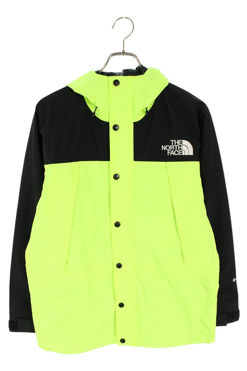 北の方人間の顔 THE NORTH FACE 大きさ:S  MOUNTAIN LIGHT JACKET NP11834 マウンテンライトジャケットブルゾン(ライトグリーン)【803062】【BS99】【メンズ】【中古】bb411#rinkan*B