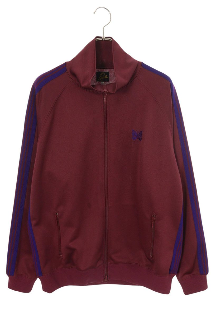 ニードルス Needles 大きさ:XL  23AW  NS244 サイドライントラックジャケット(ボルドーワイン×パープル)【803062】【BS99】【メンズ】【中古】bb62#rinkan*C