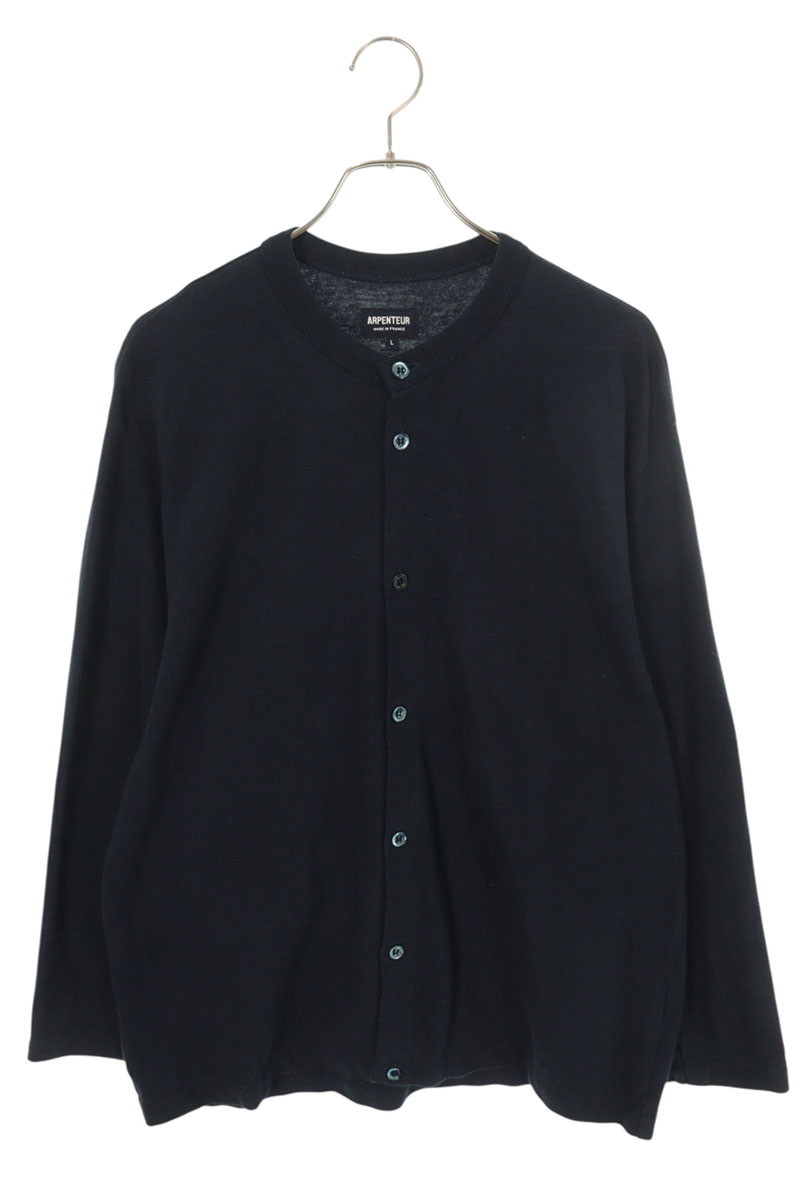 アーペントル ARPENTEUR　 サイズ:L コットンカーディガン(ネイビー)【803062】【BS99】【メンズ】【中古】bb187#rinkan*B