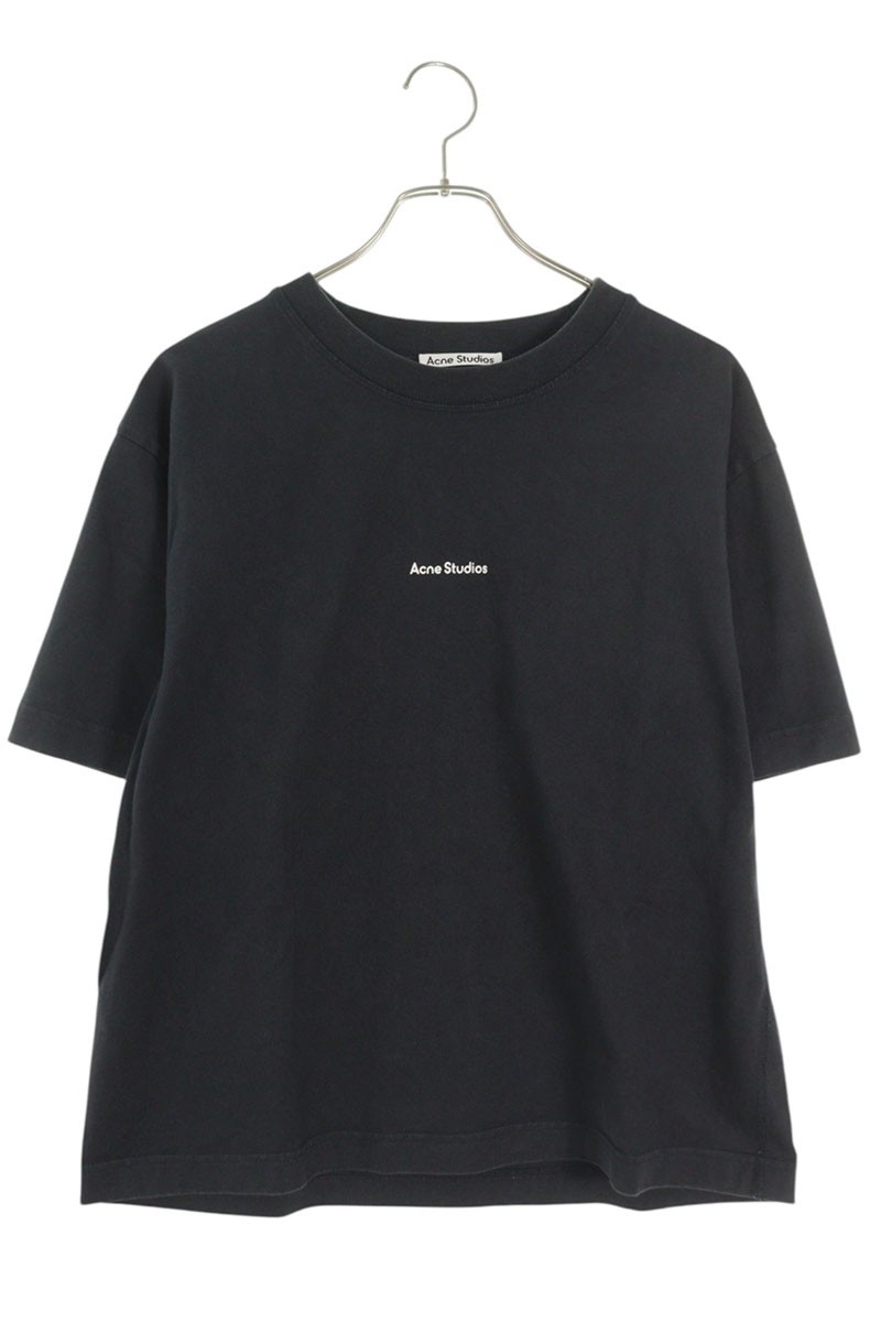 アクネストゥディオズ ACNE STUDIOS　 サイズ:S FN-MN-TSHI000196 ロゴスタンププリントTシャツ(ブラック)【603062】【SS13】【メンズ】【中古】bb127#rinkan*B