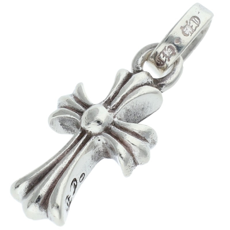 クロムハーツ Chrome Hearts CRS BBYFAT ベイビーファット チャーム シルバーネックレストップ(シルバー 2.35g)【613062】【FK04】【小物】【中古】bb455#rinkan*B |RINKAN
