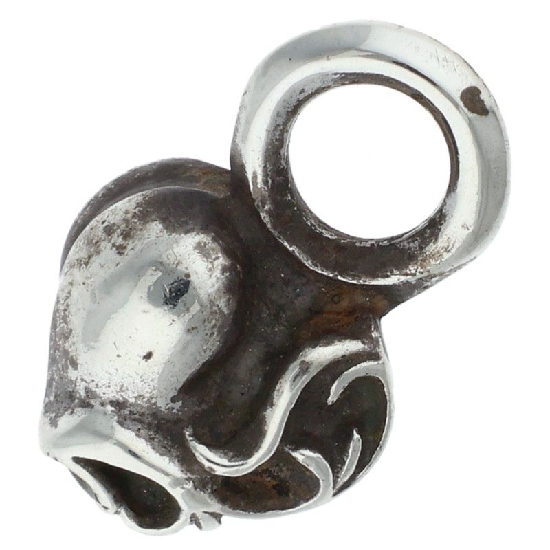 クロムハーツ Chrome Hearts   #B STACK HEART ハートスタックチャーム しろがね色首飾りとっ始め(しろがね色 2.43g)【105062】【HJ12】【小物】【中古】bb92#rinkan*B