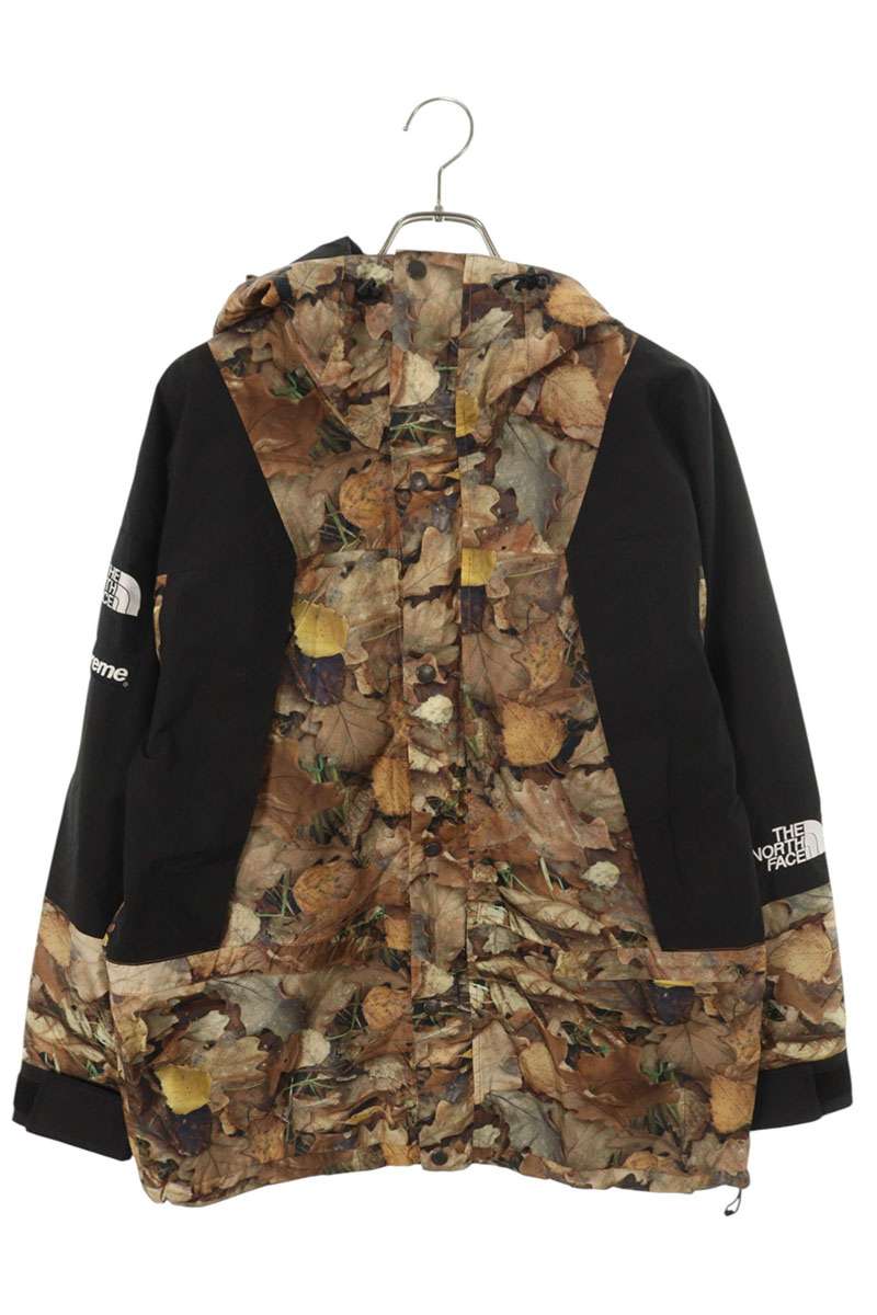 シュプリーム SUPREME　 ×ノースフェイス THE NORTH FACE サイズ:M 16AW Mountain Light Jacket リーフカモ柄マウンテンライトジャケットブルゾン(ブラウン調)【213062】【OM10】【メンズ】【中古】bb409#rinkan*B 35,235円