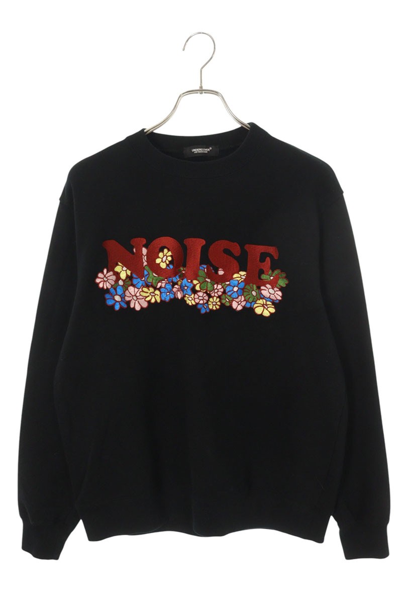 アンダーカバー UNDERCOVER　 サイズ:2 UC1B4891-2 NOISE刺繍スウェット(ブラック)【213062】【BS99】【メンズ】【中古】bb187#rinkan*B