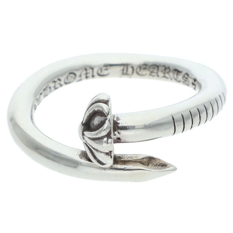 クロムハーツ Chrome Hearts　 サイズ:16号 NAIL CRSBALL ネイルクロスボール シルバーリング(シルバー 6.83g)【513062】【SJ02】【小物】【中古】bb428#rinkan*B 119,774円