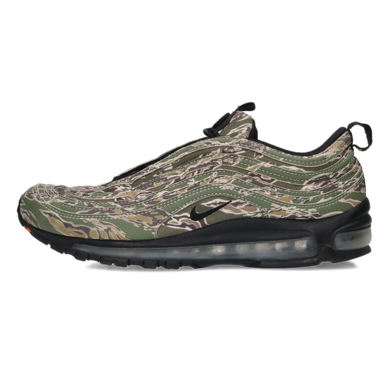 ナイキ NIKE 大きさ:28糎  AIR MAX 97 PREMIUM QS AJ2614-205 エア湖マックス97スニーカー(カーキ調)【513062】【BS99】【メンズ】【小物】【中古】bb429#rinkan*B