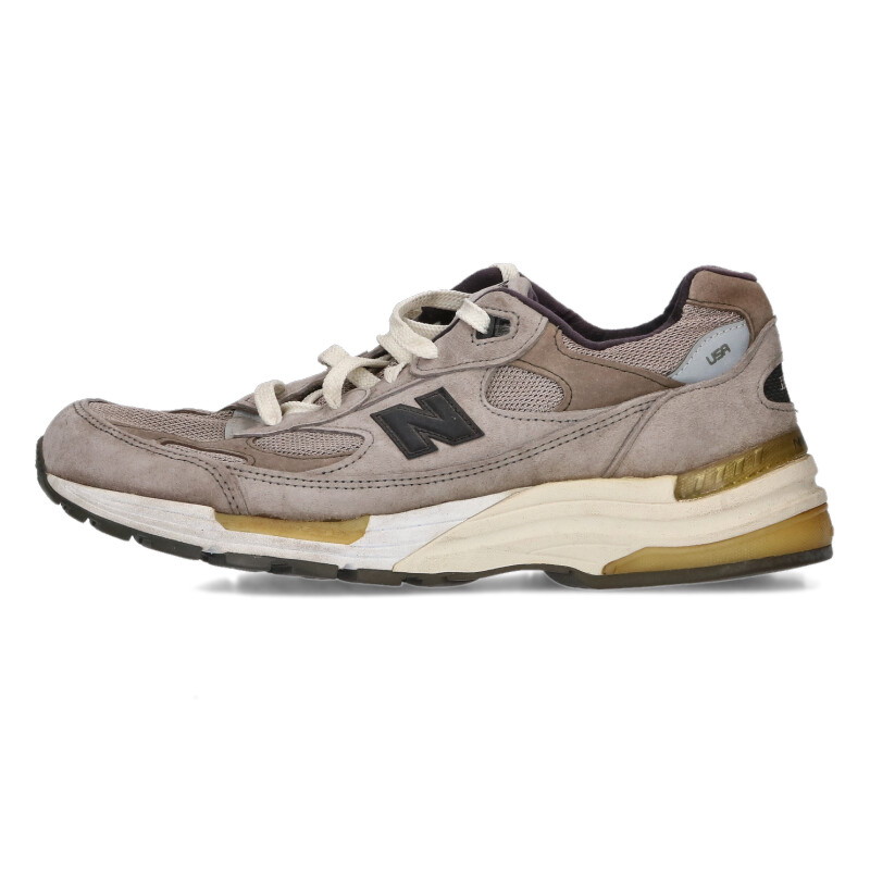 ニュー平衡にする New Balance ×ジョウンド JJJJound 大いさ:29糎  M992J2 ローカットスニーカー(薄墨色)【513062】【BS99】【メンズ】【小物】【中古】bb51#rinkan*B