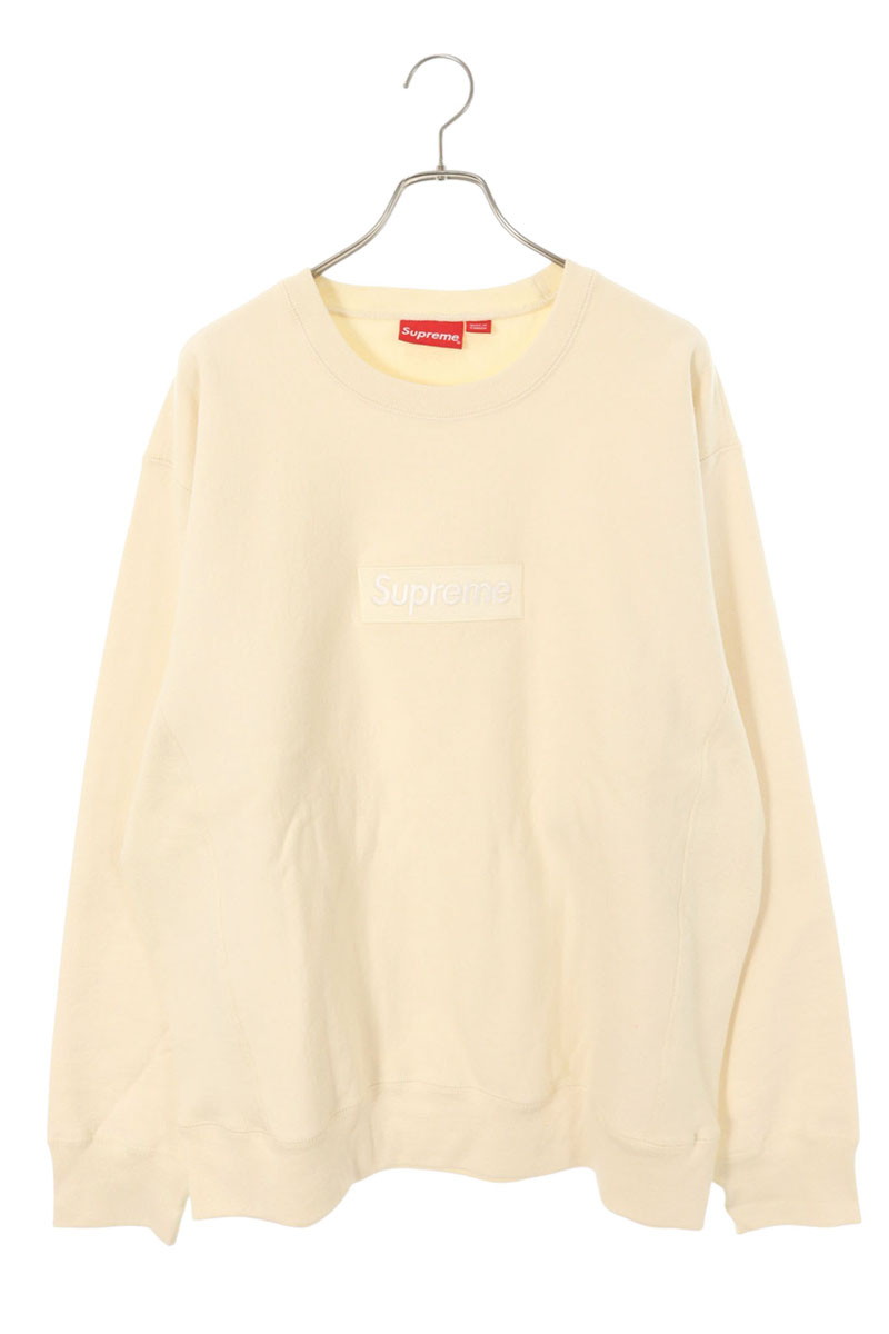 シュプリーム SUPREME 大きさ:XL  18AW  Box Logo Crewneck ボックスロゴクルーネックスウェット(白いこと)【213062】【SB01】【メンズ】【中古】bb87#rinkan*A