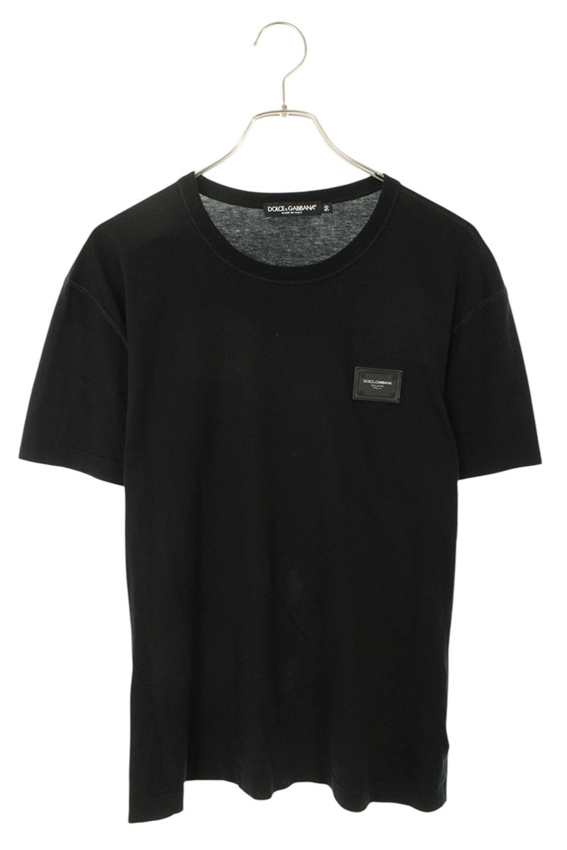 ドルチェアンドガッバーナ DOLCE & GABBANA　 サイズ:50 G8KJ9T ラバーロゴパッチTシャツ(ブラック)【513062】【BS99】【メンズ】【中古】bb420#rinkan*B 7,263円
