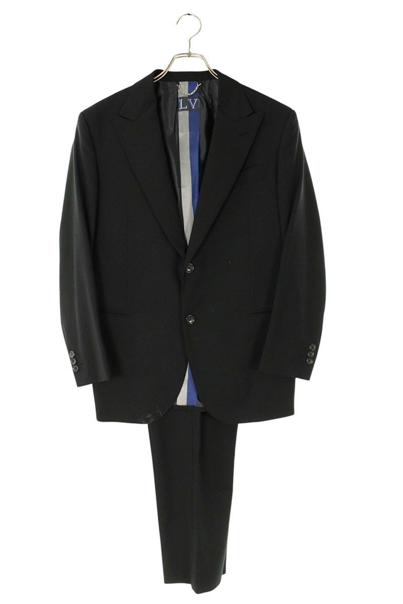 ルイヴィトン LOUISVUITTON 大きさ:48  RM191F FHL HECF4E 2Bテーラードスーツ(黒いこと)【123062】【BS99】【メンズ】【中古】bb420#rinkan*D