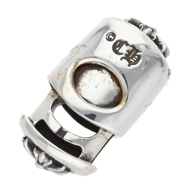 クロムハーツ Chrome Hearts　 LACESTPPRV1 レースストッパー シルバーネックレストップ(シルバー 10.38g)【713062】【OK15】【小物】【中古】bb377#rinkan*B