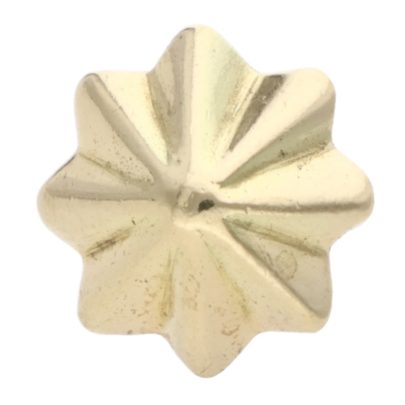 ゴローズ goro\u0027s   全金アポロ 星 ビーズ(しろがね色×ゴールド 2.38g)【813062】【HJ08】【小物】【中古】bb21#rinkan*B