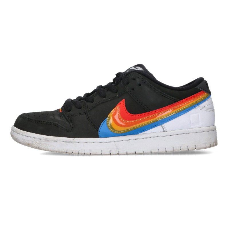 ナイキ NIKE 大きさ:26.5珊  DUNK LOW PRO QS DH7722-001 ダンクローポラロイドスニーカー(黒いこと×白いこと×マルチ)【223062】【BS99】【メンズ】【小物】【中古】bb187#rinkan*B