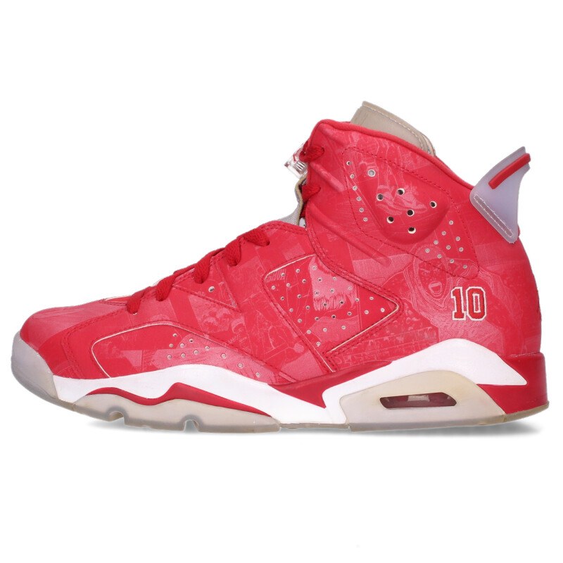 ナイキ NIKE 大きさ:28.5糎  AIR JORDAN 6 RETRO SLAM DUNK 717302-600 エアジョーダン6レトロスラムダンクスニーカー(赤いこと×白いこと)【223062】【BS99】【メンズ】【小物】【中古】bb51#rinkan*B
