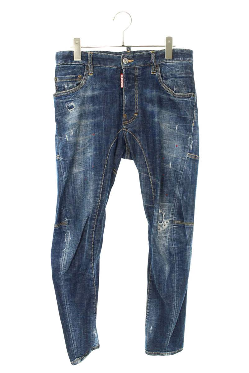 ディースクエアード DSQUARED2 大きさ:42  S74LB0825 不都合産業ジーンズズボン下(インディゴ)【813062】【BS99】【メンズ】【中古】bb205#rinkan*B