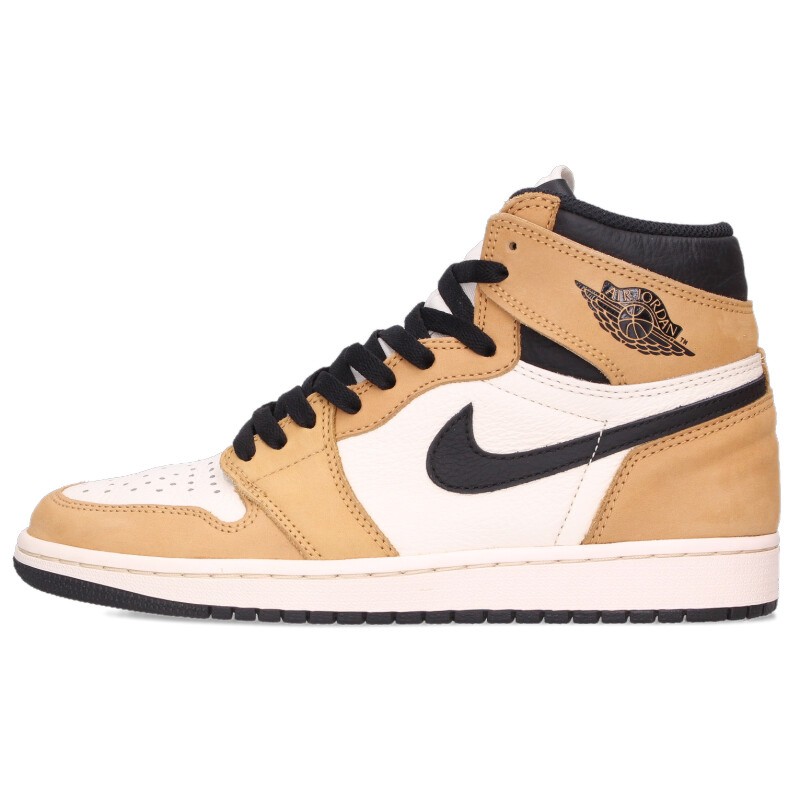 ナイキ NIKE 大きさ:26.5糎  AIR JORDAN 1 RETRO HIGH OG ROOKIE OF THE YEAR 555088-700 エアジョーダン1ハイオージールーキーオブザイヤースニーカー(白いこと×赤銅色)【223062】【BS99】【メンズ】【小物】【中古】bb334#rinkan*B