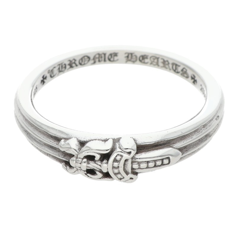 クロムハーツ Chrome Hearts　 サイズ:24号 BABY CLSC ベイビークラシックダガー シルバーリング(シルバー 5.76g)【713062】【SJ02】【小物】【中古】bb205#rinkan*B