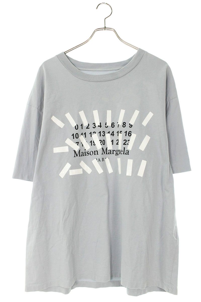メゾンマルジェラ Maison Margiela 大きさ:48  S30GC0731 カレンダーロゴプリントプルオーバー(薄墨色)【713062】【SB01】【メンズ】【中古】bb127#rinkan*B