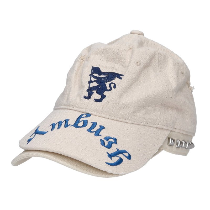 アンブッシュ AMBUSH　 サイズ:FREE 12115862 LAYERED DOUBLE CAP レイヤードダブルキャップ(オフホワイト)【404062】【BS99】【小物】【中古】bb33#rinkan*A