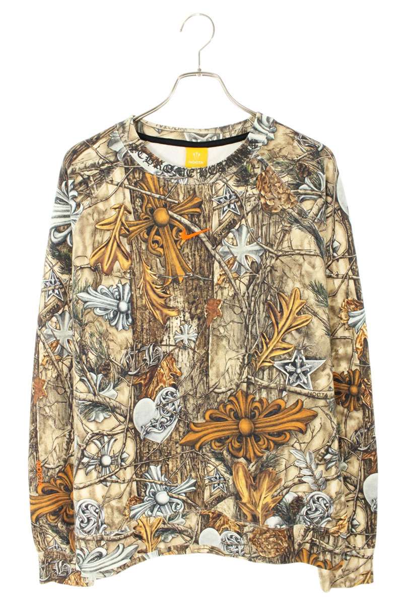 クロムハーツ Chrome Hearts 大いさ:L  NOCTA ナイキドレイク総柄汗水(ベージュ)【813062】【SJ02】【メンズ】【中古】bb415#rinkan*S