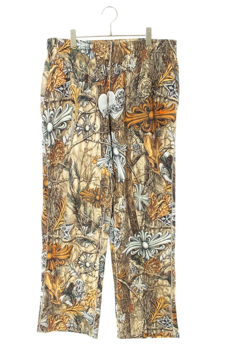 クロムハーツ Chrome Hearts 大きさ:XL  NOCTA PANTS DRAKE 総柄スウェットロングパンツ(ベージュ)【913062】【聞き入れる15】【メンズ】【中古】bb415#rinkan*S