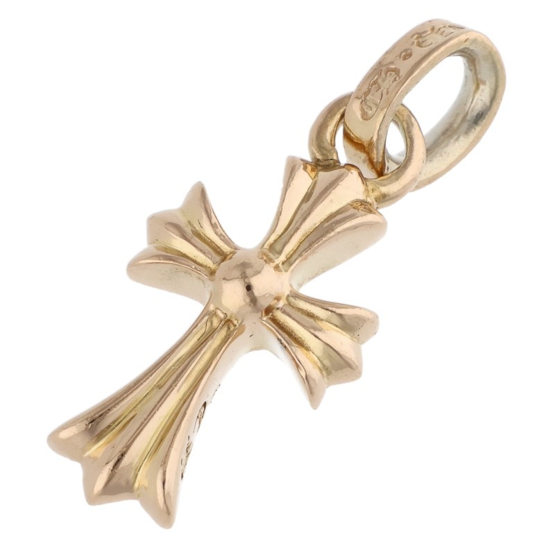 クロムハーツ Chrome Hearts   22K CRS BBYFAT 22Kベイビーファット 惹き付ける ゴールド頸飾りいの一番(黄色ゴールド 3.78g)【723062】【os06】【小物】【中古】bb453#rinkan*B