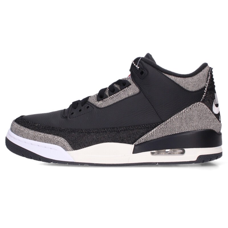 ナイキ NIKE ×リーヴァイズジーンズ LEVI\u0027S 大きさ:28.5珊  AIR JORDAN 3 RTR LSC BLK SP IR0914-400 エアジョーダン3スニーカー(黒いこと)【823062】【BS99】【メンズ】【小物】【中古】bb187#rinkan*A