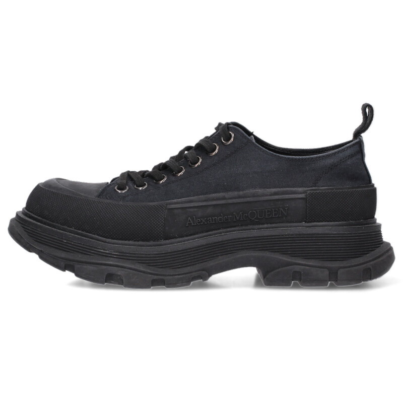 アレキサンダーマックイーン Alexander McQUEEN 大きさ:41  604257 ローカットスニーカー(黒いこと)【823062】【BS99】【メンズ】【小物】【中古】bb315#rinkan*C