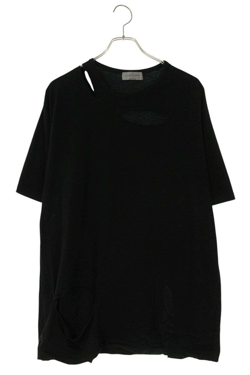 ヨウジヤマモトプールオム YOHJI YAMAMOTO POUR HOMME 大きさ:3  25SS  HP-T22-079 切り立てる青写真プルオーバー(黒いこと)【223062】【BS99】【メンズ】【中古】bb334#rinkan*B