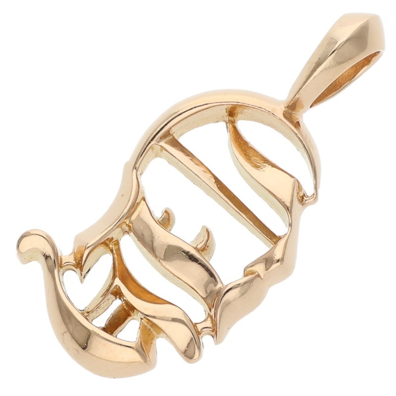 クロムハーツ Chrome Hearts   22K CH LOGO 22KCHロゴタイプ ゴールド首飾りとっ始め(黄色ゴールド 8.77g)【223062】【SJ02】【小物】【中古】bb412#rinkan*A