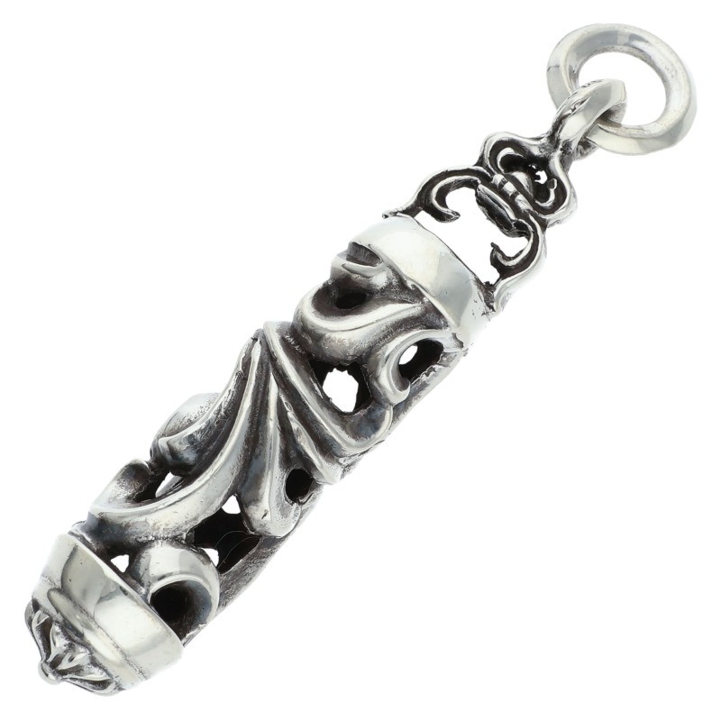 クロムハーツ Chrome Hearts   ROLLER 巻き 年寄りのシャンデリヤ しろがね色首飾りいの一番(しろがね色 16.56g)【223062】【SJ02】【小物】【中古】bb33#rinkan*B