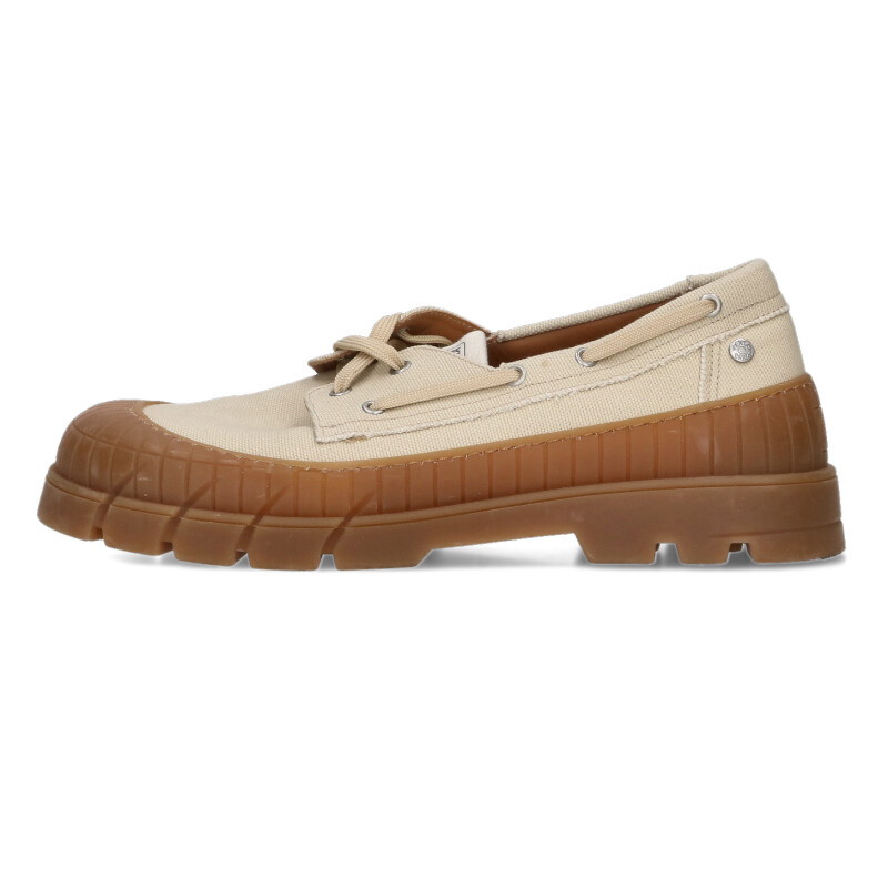 ケンゾー KENZO　 サイズ:44 KENZO-Gobi レースアップスリッポンスニーカー(ベージュ)【104062】【BS99】【メンズ】【小物】【中古】bb378#rinkan*B