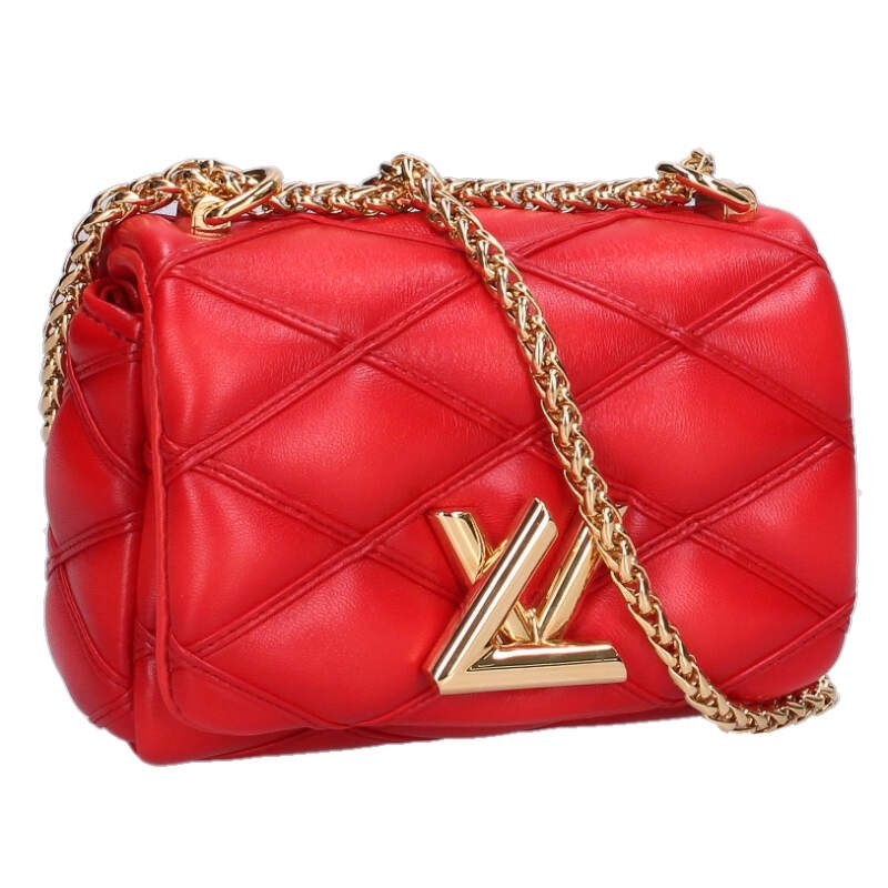 ルイヴィトン LOUISVUITTON GO-14 マルタージュチェーンショルダーバッグ(レッド×ゴールド)【123062】【SB01】【小物】【中古】bb51#rinkan*A|RINKAN