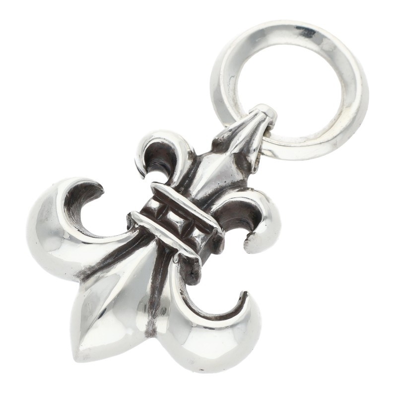 クロムハーツ Chrome Hearts   BS FLUER BS太陽フレアシャンデリヤ 年寄りのシャンデリヤ しろがね色首飾りとっ始め(しろがね色 24.49g)【523062】【SJ02】【小物】【中古】bb411#rinkan*B