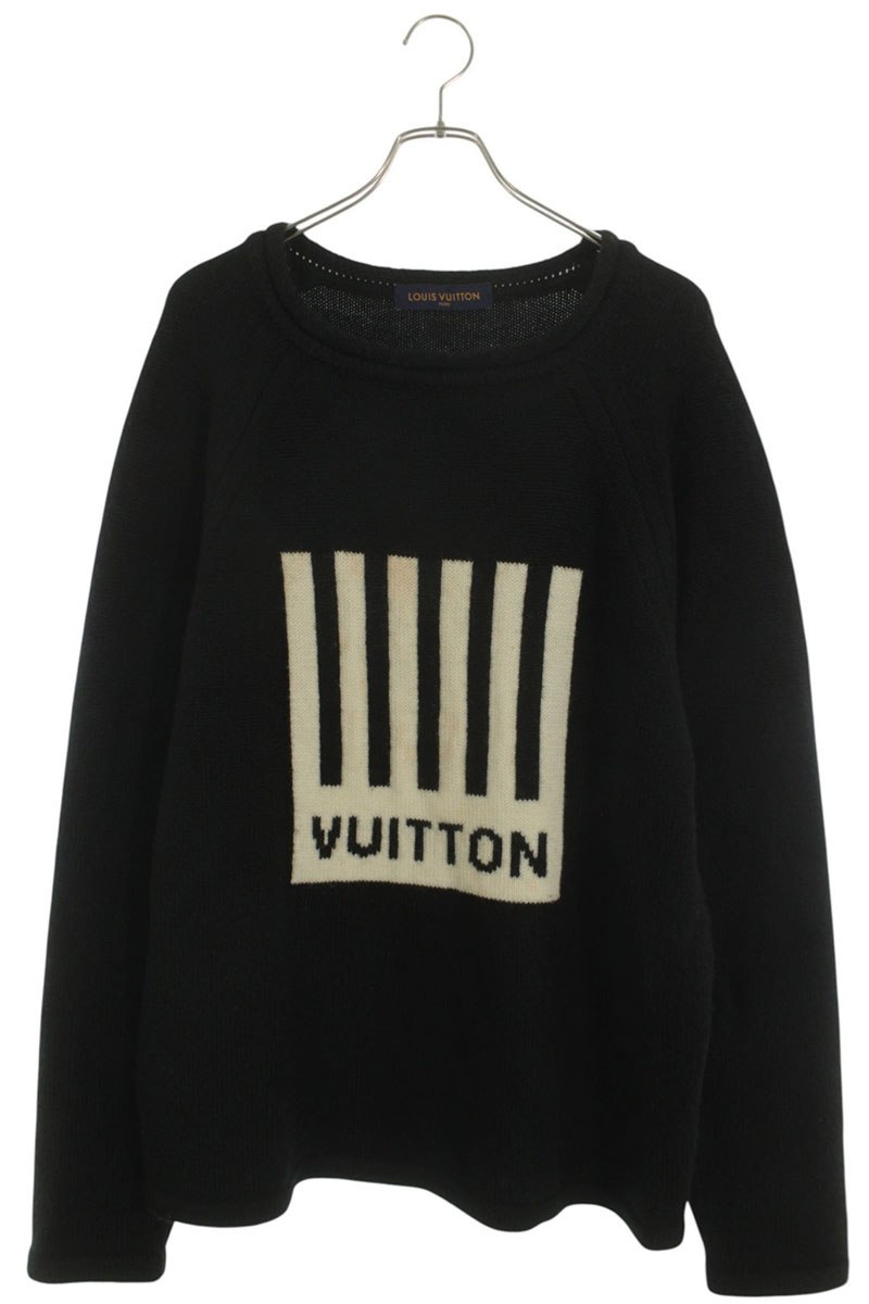 ルイヴィトン LOUISVUITTON 大きさ:XL  RM192M NOL HHN04W バーコードロゴニット(黒いこと)【623062】【BS99】【メンズ】【中古】bb429#rinkan*B