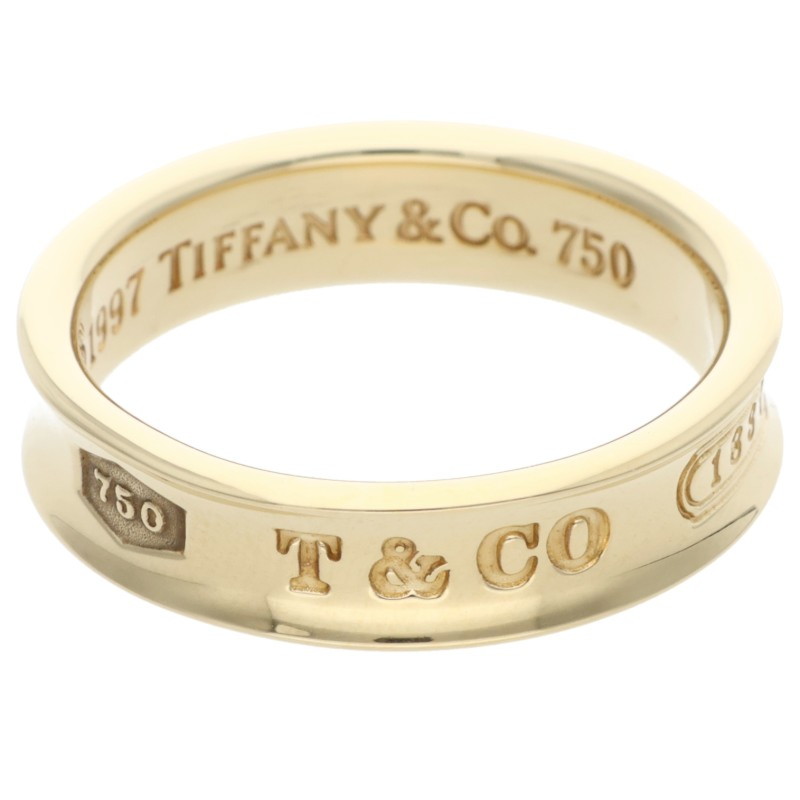 ティファニー TIFFANY&Co. サイズ:23.5号 1837 K18YGイエローゴールドリング(イエローゴールド 10.39g)【204062】【OM10】【小物】【中古】bb33#rinkan*A|RINKAN