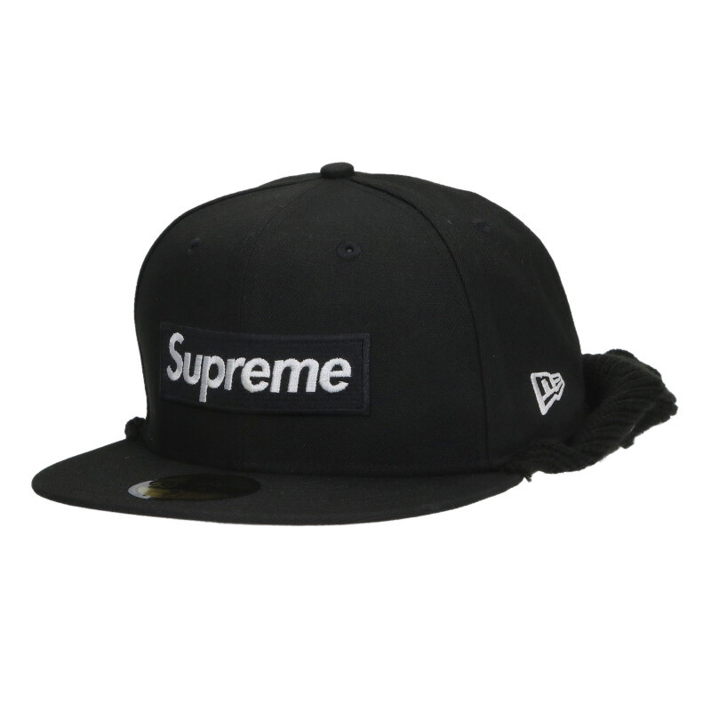 シュプリーム SUPREME　 ×ニューエラ New Era サイズ:7.5 25AW Box Logo Balaclava ボックスロゴ バラクラバキャップ(ブラック)【804062】【BS99】【小物】【中古】bb87#rinkan*S 12,654円