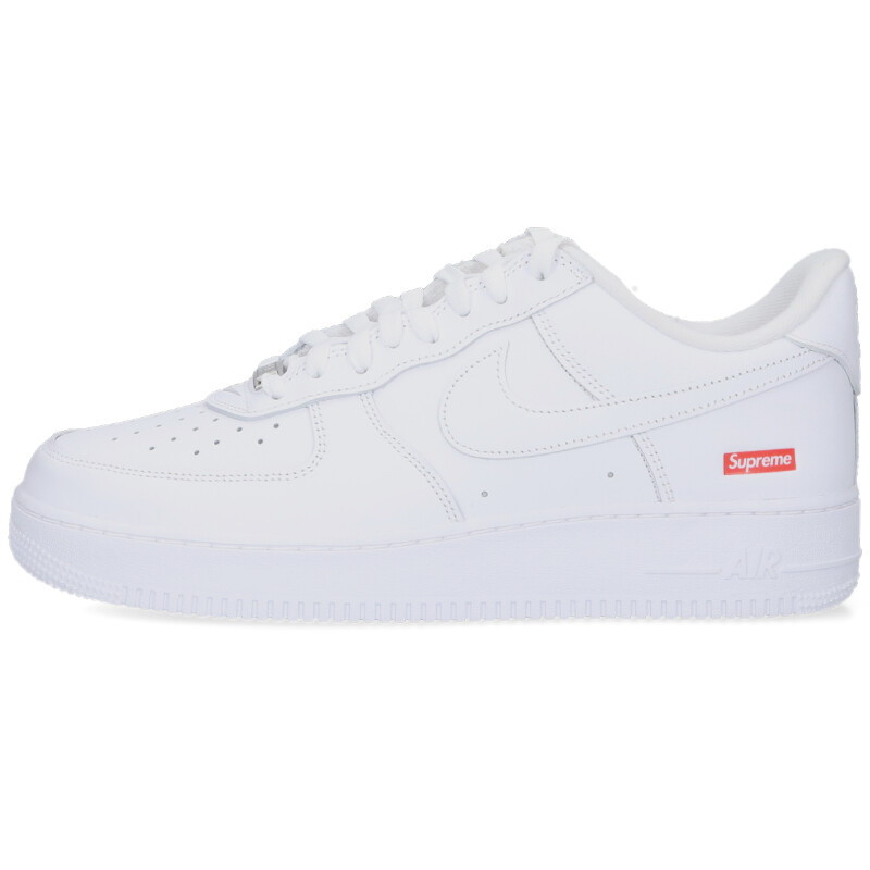 ナイキ NIKE ×シュプリーム SUPREME 大きさ:28糎  AIR FORCE 1 LOW CU9225-100 空軍1スニーカー(白いこと×赤いこと)【523062】【SB01】【メンズ】【小物】【中古】bb51#rinkan*S