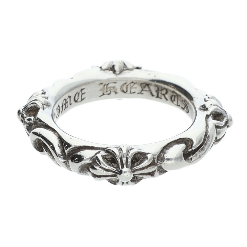 クロムハーツ Chrome Hearts 大きさ:15号  SBT BAND SBTダンス楽隊 しろがね色輪っか(しろがね色 8.5g)【304062】【FK04】【小物】【中古】bb33#rinkan*B