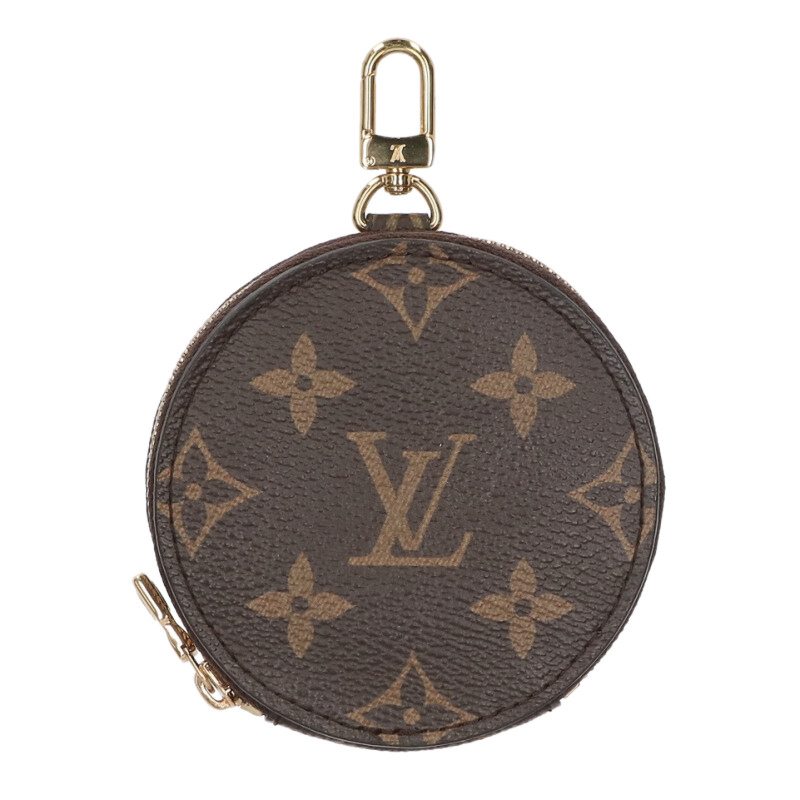 ルイヴィトン LOUISVUITTON モノグラムバッグチャーム(ブラウン×ゴールド)【014062】【BS99】【小物】【中古】bb428#rinkan*B|RINKAN