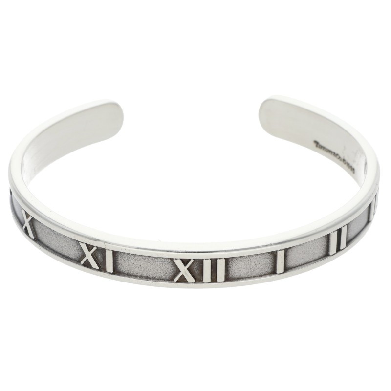 ティファニー TIFFANY&Co.　 アトラス シルバーバングル(シルバー 21.85g)【204062】【FK04】【小物】【中古】bb459#rinkan*B 23,199円