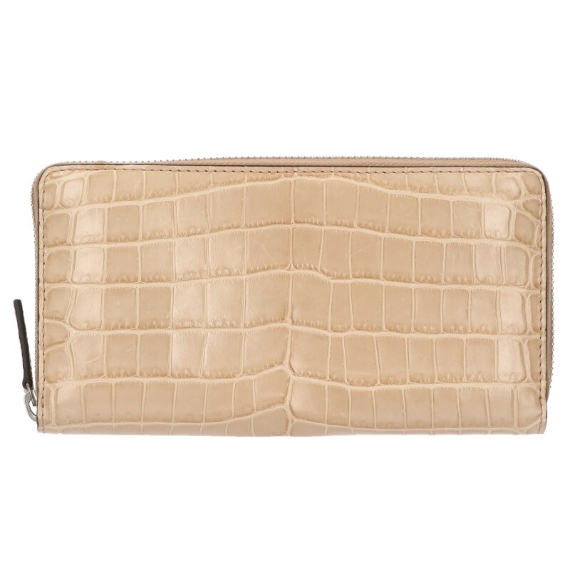 グッチ GUCCI  ラウンドジッパー紙入れ(ベージュ)【904062】【BS99】【小物】【中古】bb412#rinkan*S