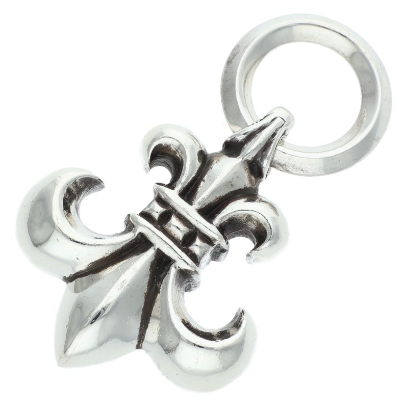 クロムハーツ Chrome Hearts   BS FLUER BS太陽フレアシャンデリヤ しろがね色首飾りいの一番(しろがね色 25.47g)【923062】【SJ02】【小物】【中古】bb396#rinkan*B