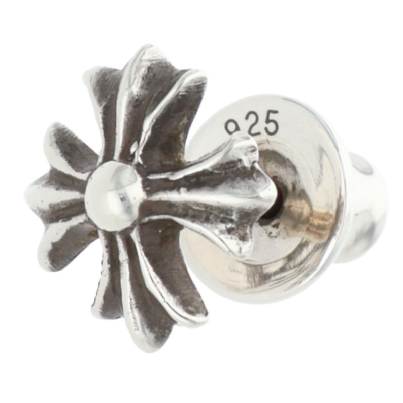クロムハーツ Chrome Hearts   No2 CH PLS CHプラススタッド しろがね色ピアス(しろがね色 0.71g)【204062】【os06】【小物】【中古】bb470#rinkan*B