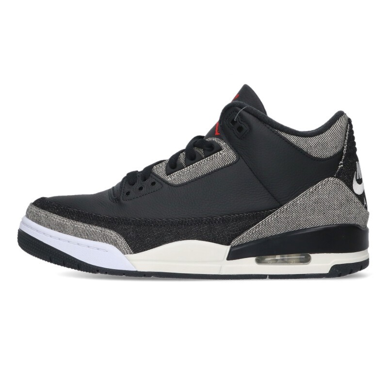 ナイキ NIKE ×リーヴァイズジーンズ LEVI\u0027S 大きさ:28.5糎  AIR JORDAN 3 RTR LSC BLK SP IR0914-400 エアジョーダン3レトロスニーカー(黒いこと)【204062】【BS99】【メンズ】【小物】【中古】bb51#rinkan*B