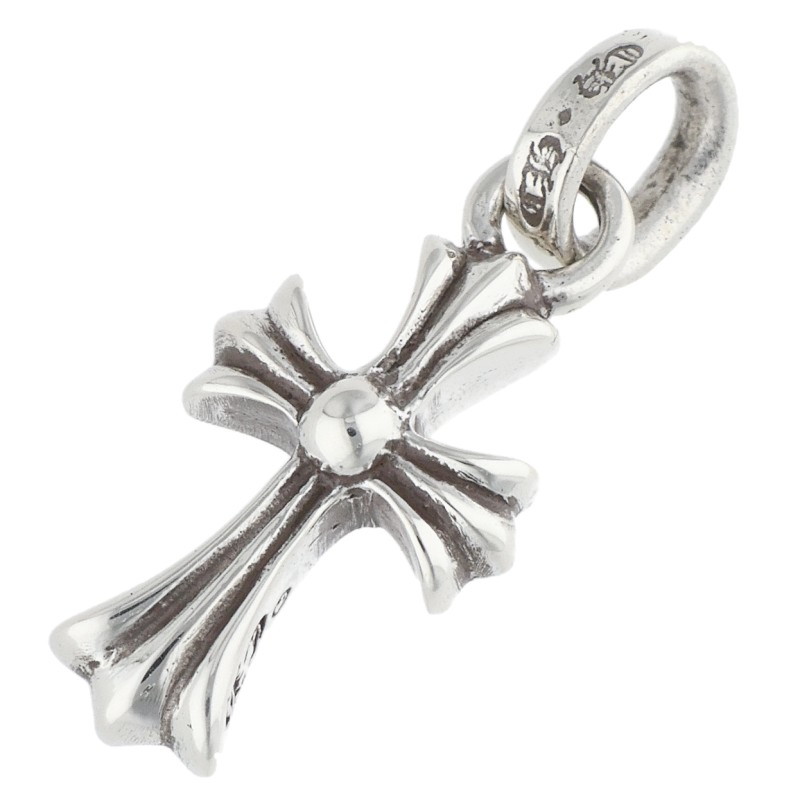 クロムハーツ Chrome Hearts　 CRS BBYFAT ベイビーファット シルバーネックレストップ(シルバー 2.16g)【033062】【SJ02】【小物】【中古】bb431#rinkan*B ｜RINKAN